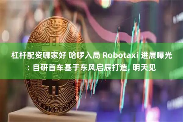 杠杆配资哪家好 哈啰入局 Robotaxi 进展曝光: 自研首车基于东风启辰打造, 明天见