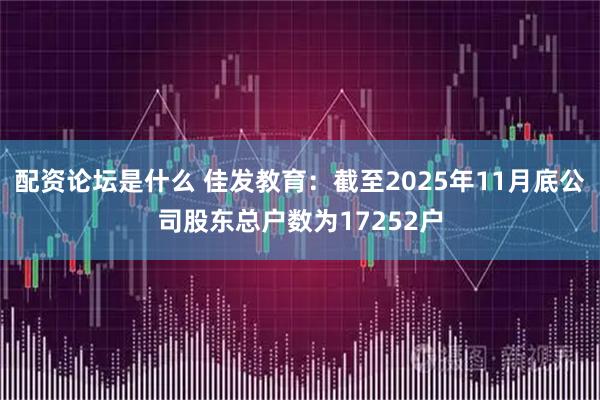 配资论坛是什么 佳发教育：截至2025年11月底公司股东总户数为17252户